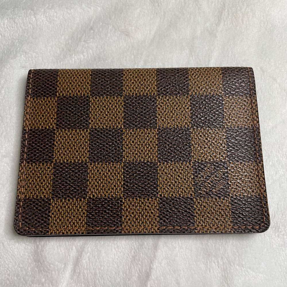 Louis Vuitton Damier Ebene Vertical Pass Case Card Holder  🤎